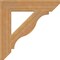 Ekena Millwork Funston Slat Rough Sawn Bracket, Western Red Cedar, 4"W x 22"D x 22"H BKT04X22X22FST06RWR - alternate 2